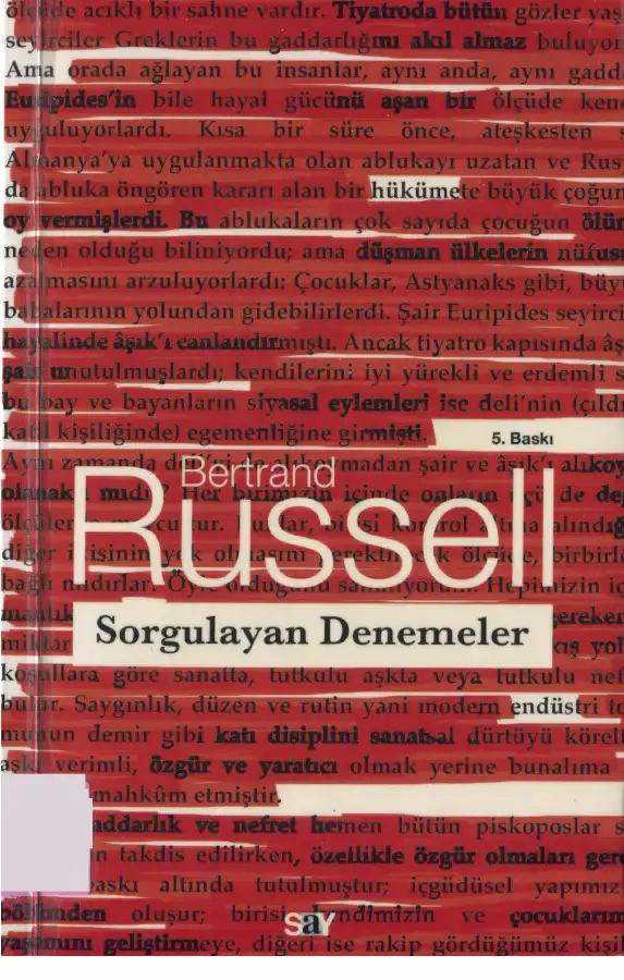 Sorgulayan Denemeler — Bertrand Russell