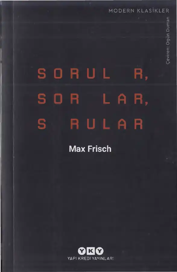 Sorular Sorular Sorular — Max Frisch
