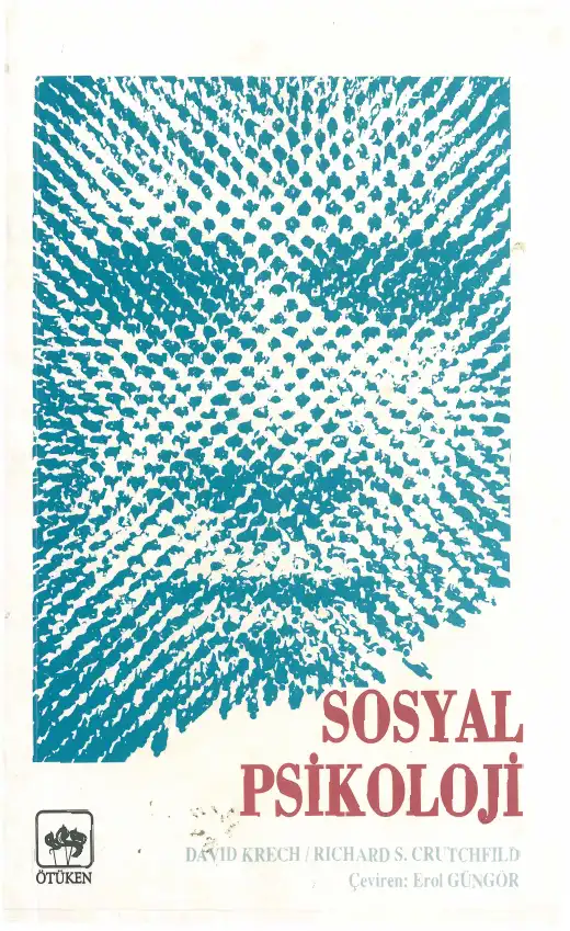 Sosyal Psikoloji — Erol Güngör