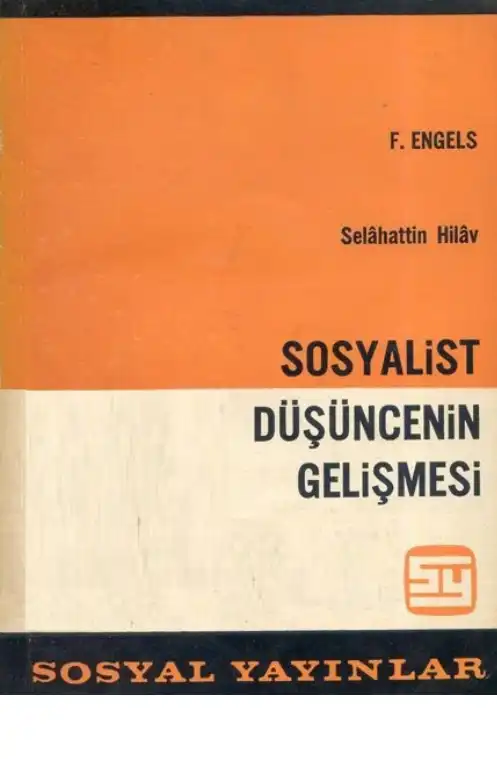 Sosyalist Düşüncenin Gelişmesi — Friedrich Engels