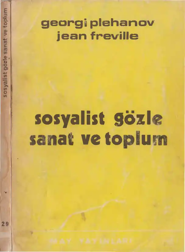 Sosyalist Gözle Sanat ve Toplum — Jean Freville - Georgi Plehanov