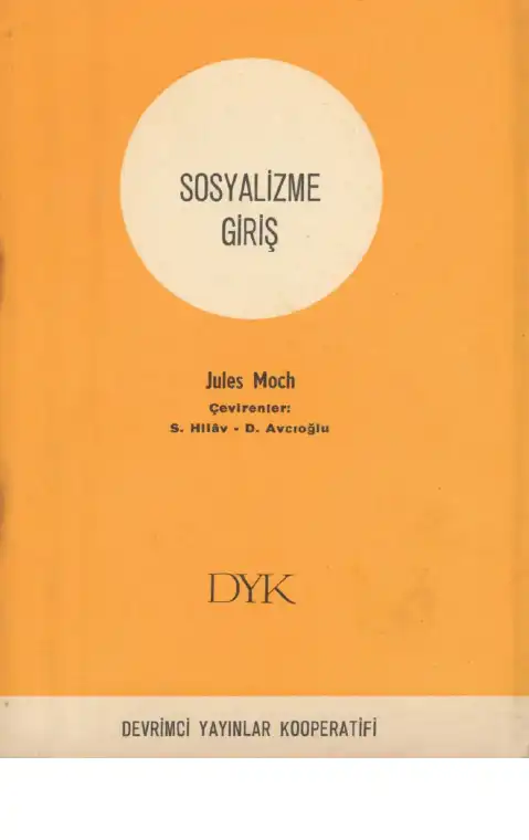 Sosyalizme Giriş — Jules Moch
