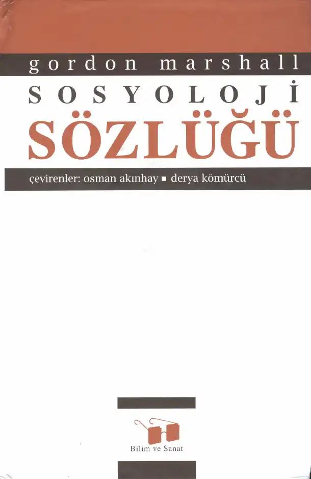 Sosyoloji Sözlüğü — Gordon Marshall