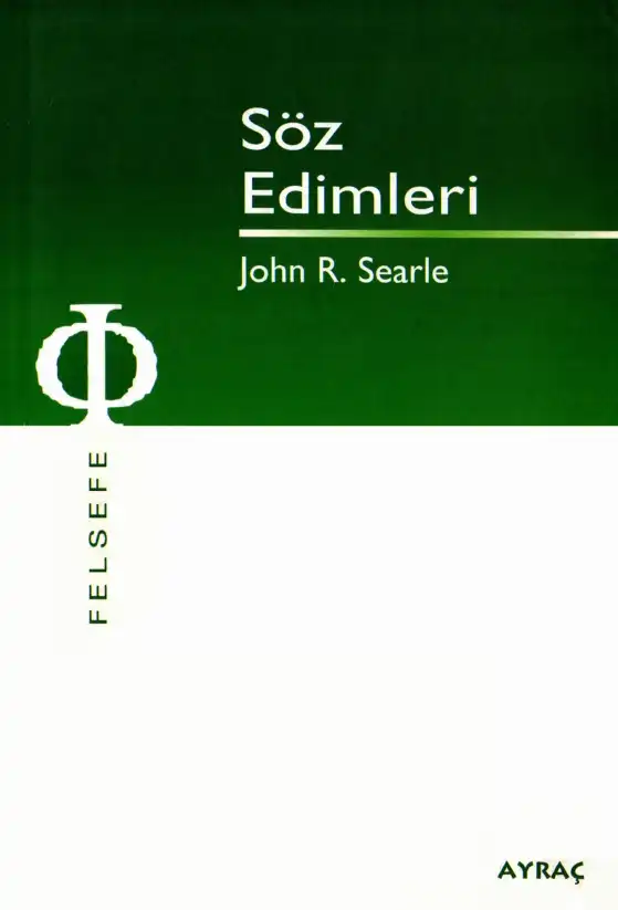 Söz Edimleri — John R. Searle