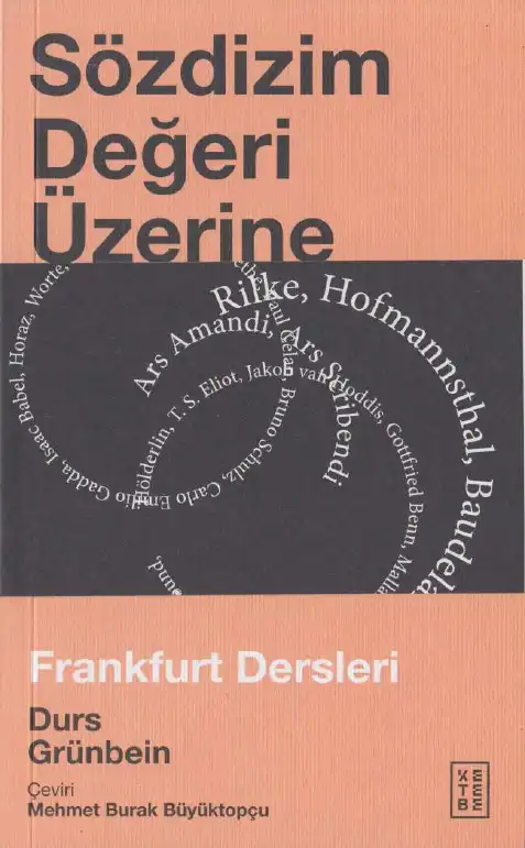 Sözdizim Değeri Üzerine — Durs Grünbein