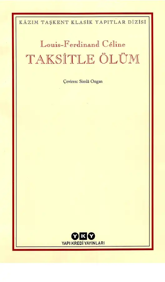 Taksitle Ölüm — Louis-Ferdinand Céline