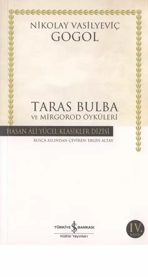 Taras Bulba ve Mirgorod Öyküleri — Nikolay Vasilyeviç Gogol