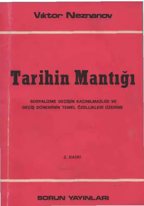 Tarihin Mantığı — Viktor Neznanov