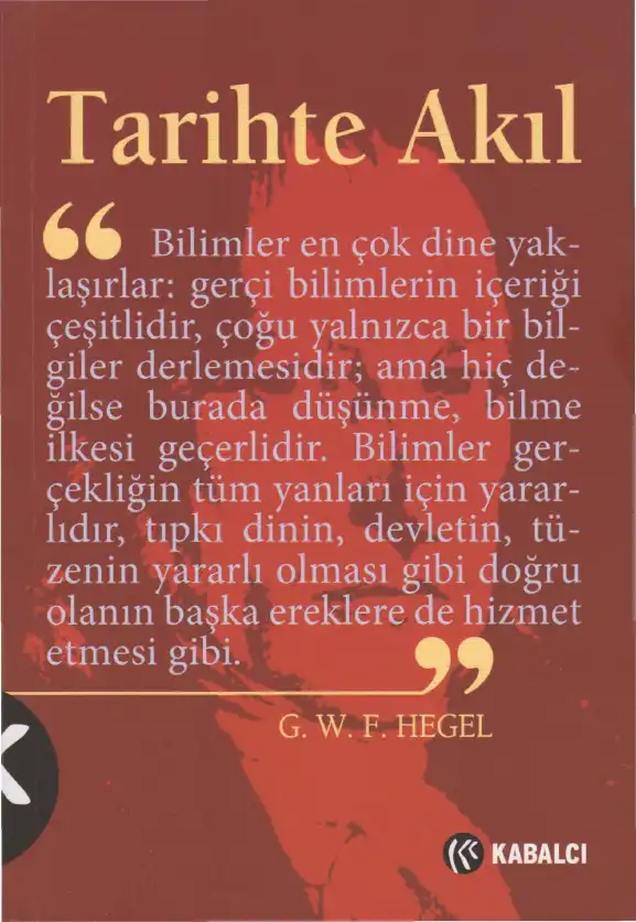 Tarihte Akıl — Georg Wilhelm Friedrich Hegel