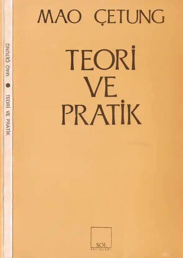 Teori Ve Pratik — Mao Çe-Tung