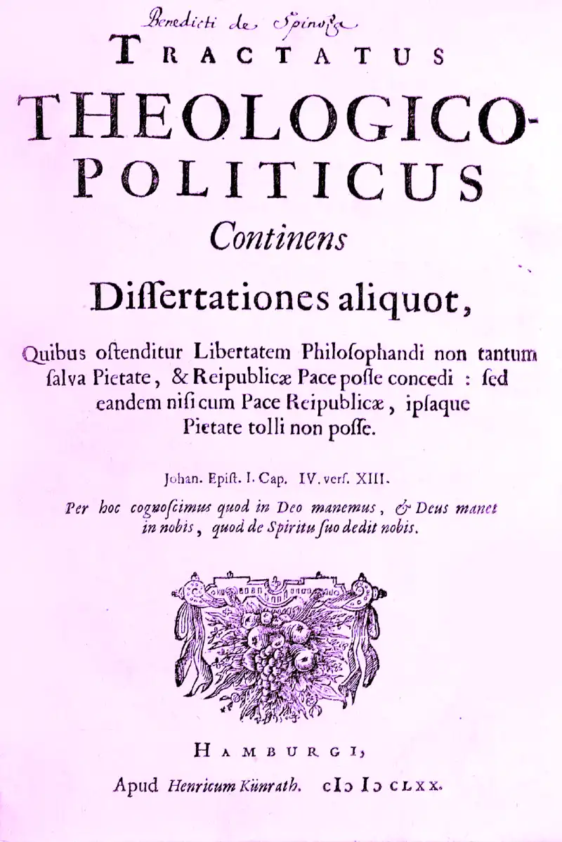 Theological-Political Treatise — Benedict De Spinoza