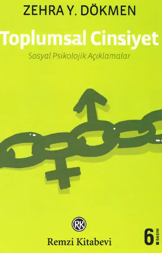 Toplumsal Cinsiyet Sosyal Psikolojik Açıklamalar — Zehra Y. Dökmen