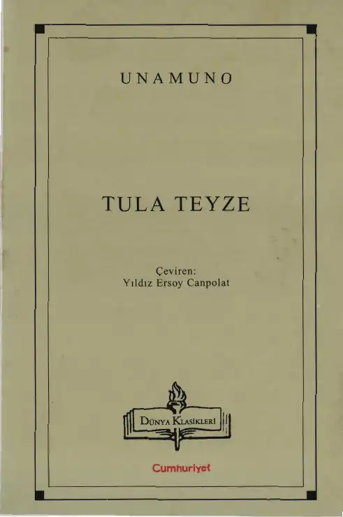Tula Teyze — Miguel de Unamuno