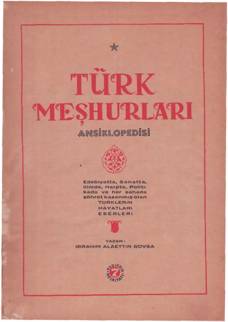 Türk Meşhurları Ansiklopedisi — İbrahim Alaettin Gövsa
