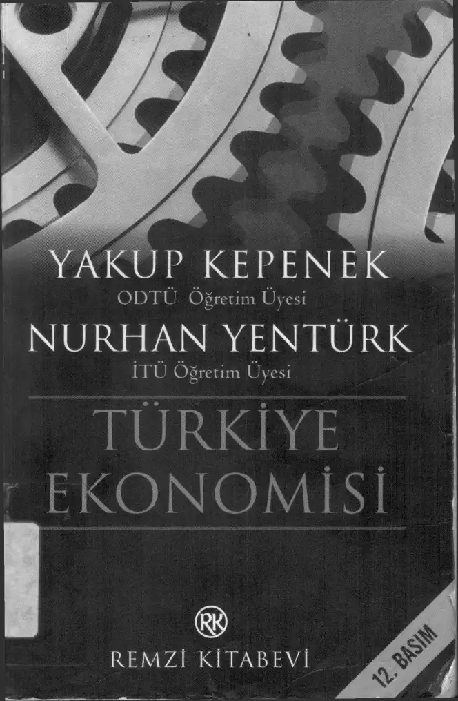 Türkiye Ekonomisi — Yakup Kepenek, Nurhan Yentürk