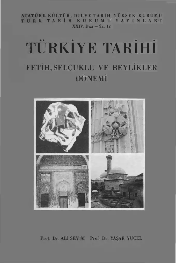 Türkiye Tarihi: Fetih, Selçuklu ve Beylikler Dönemi — Ali Sevim, Yaşar Yücel