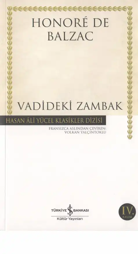 Vadideki Zambak — Honoré de Balzac