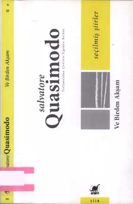 Ve Birden Akşam — Salvatore Quasimodo
