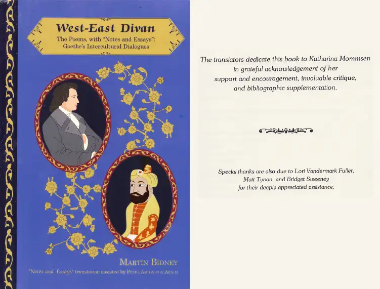 West-East Divan — Johann Wolfgang von Goethe