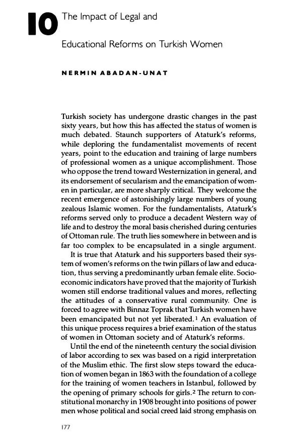 Women in Middle Eastern History — Nermin Abadan-Unat