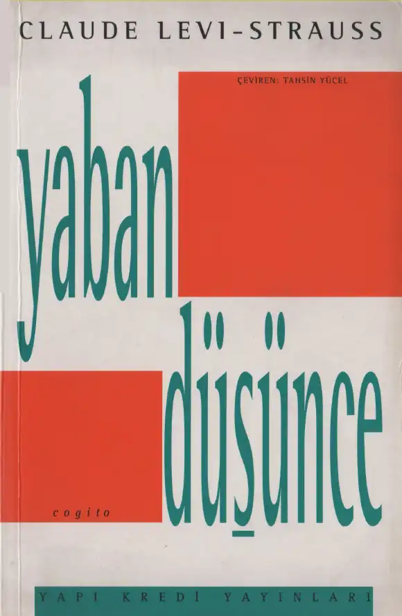 Yaban Düşünce — Claude Levi-Strauss