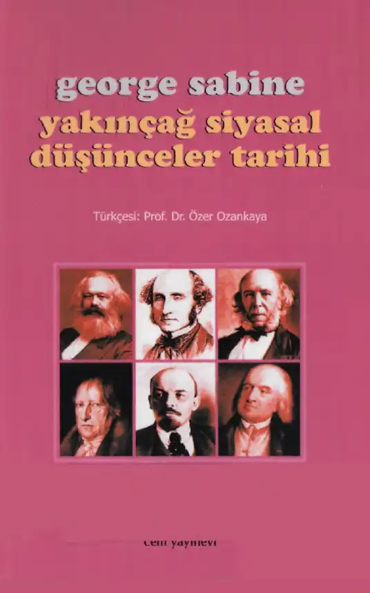 Yakınçağ Siyasal Düşünceler Tarihi — George Sabine
