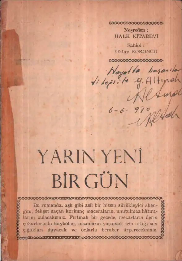 Yarın Yeni Bir Gün — Erich Maria Remarque