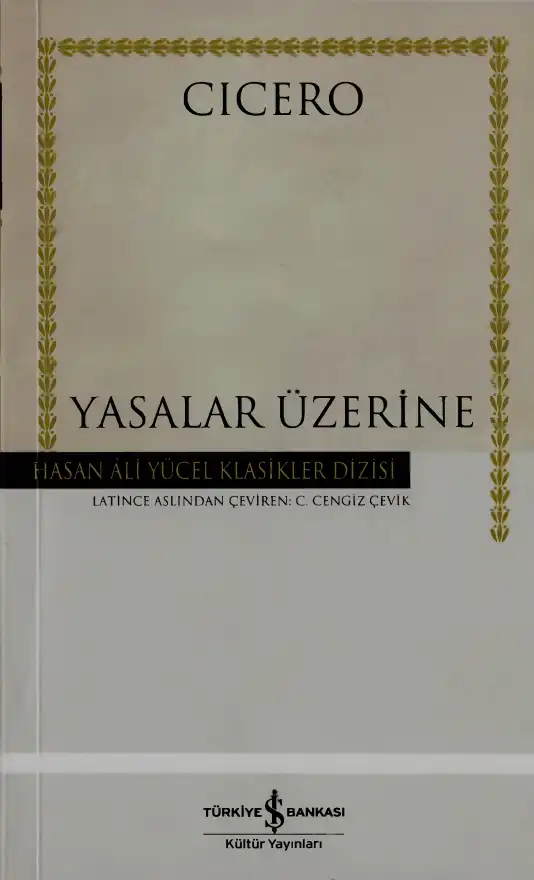 Yasalar Üzerine — Cicero