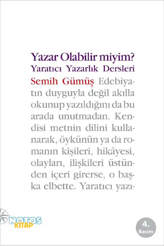 Yazar Olabilir Miyim — Semih Gümüş