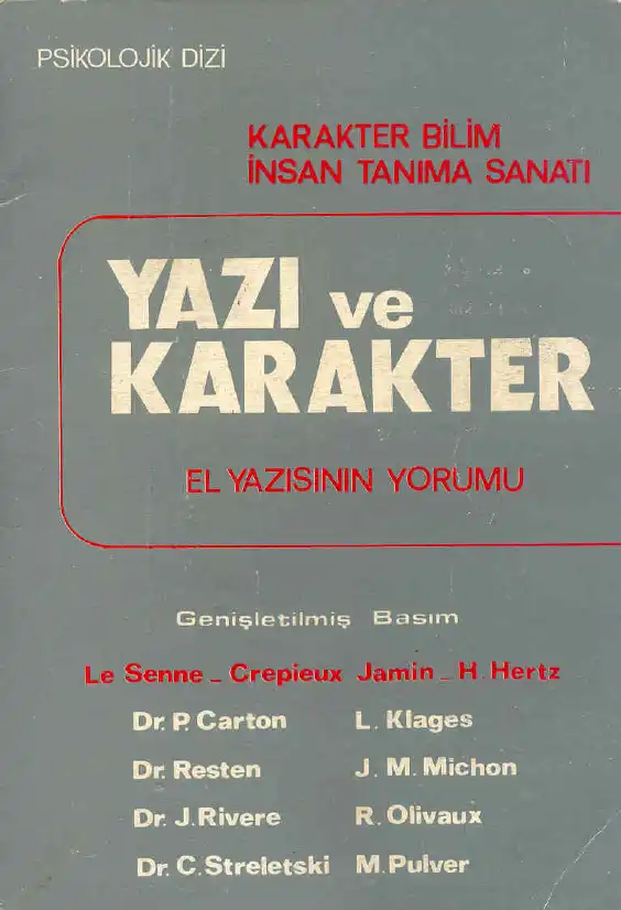Yazı ve Karakter — Tuncel Altınköprü