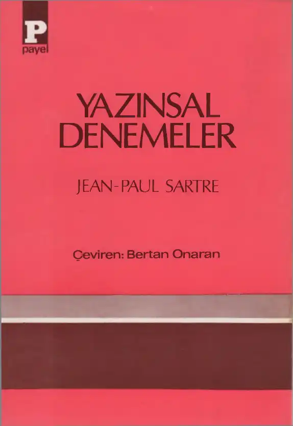 Yazınsal Denemeler — Jean-Paul Sartre