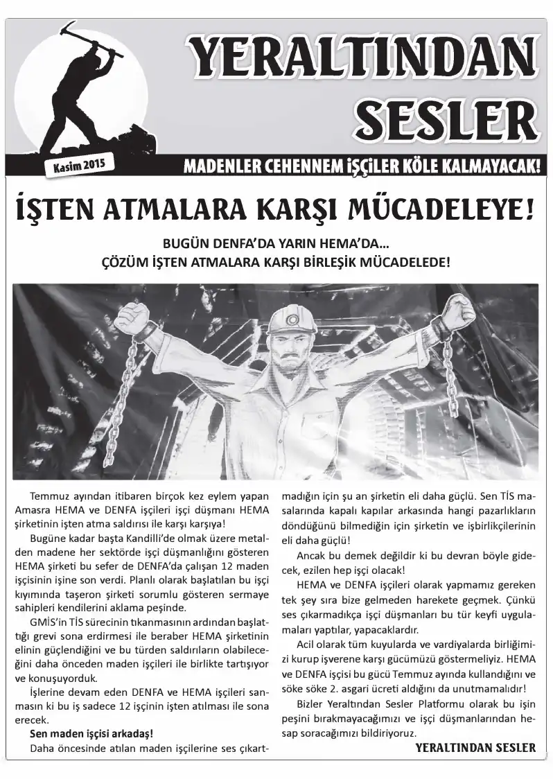 Yeraltından Sesler — Bilinmiyor