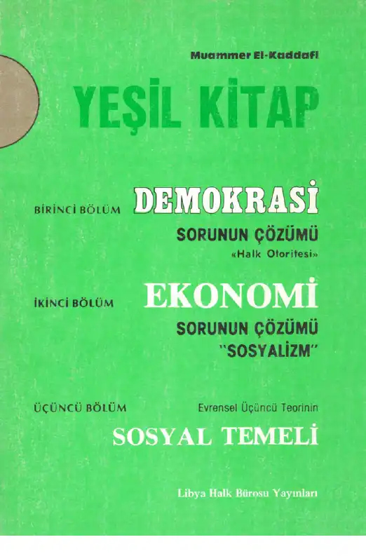 Yeşil Kitap — Muammer El-Kaddafi