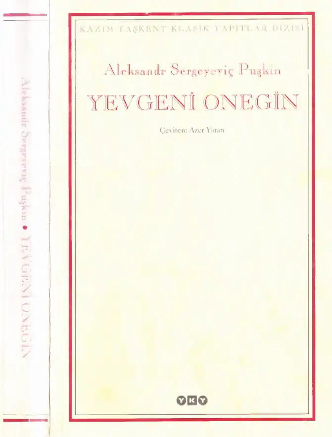 Yevgeni Onegin — Aleksandr Sergeyeviç Puşkin