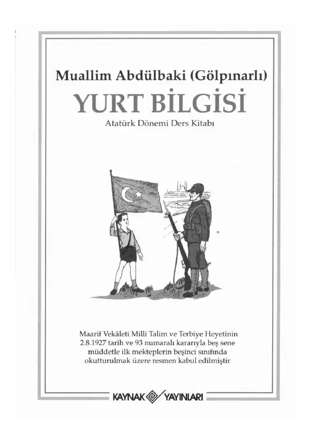 Yurt Bilgisi — Abdülbaki Gölpınarlı